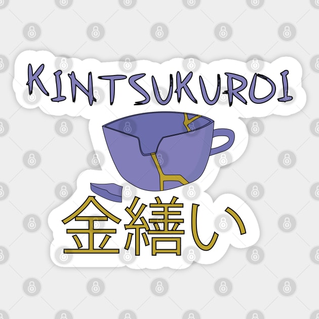 Kintsugi Kintsukuroi Sticker by DiegoCarvalho